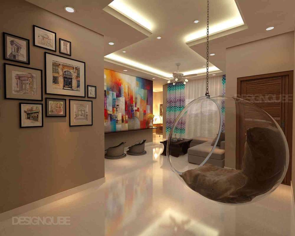 Villa Architecture Interiors at Tilak nagar, Shimoga